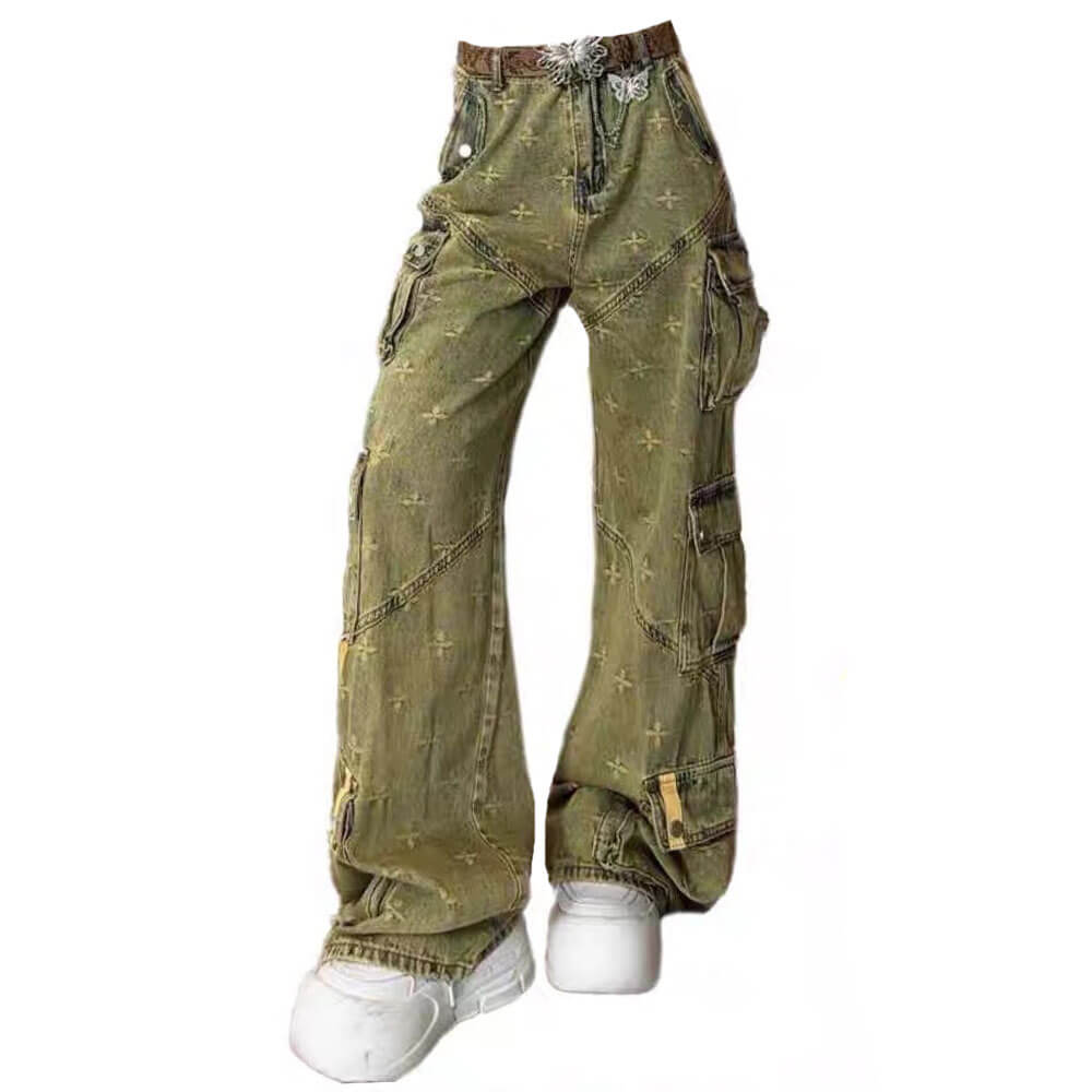 Trendy Y2K Cargo Pants for a Chic Grunge Aesthetic and Comfy Everyday Style