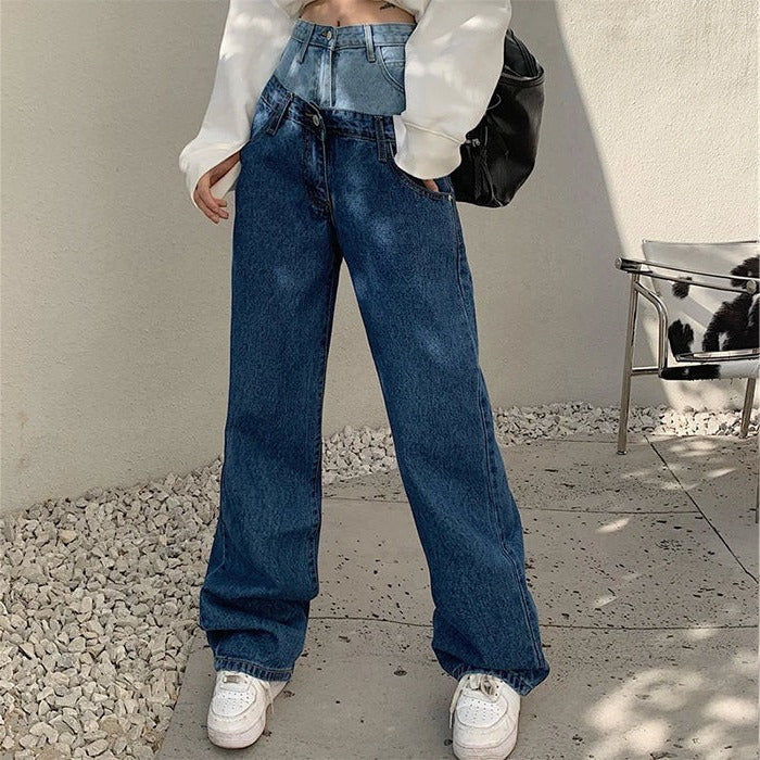 Trendy Y2K Layered Jeans for a Chic Grunge Aesthetic Look