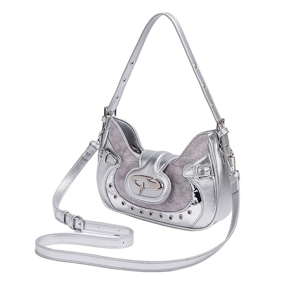 Trendy Y2K Mini Shoulder Bag for Coquette and Grunge Aesthetic Outfits