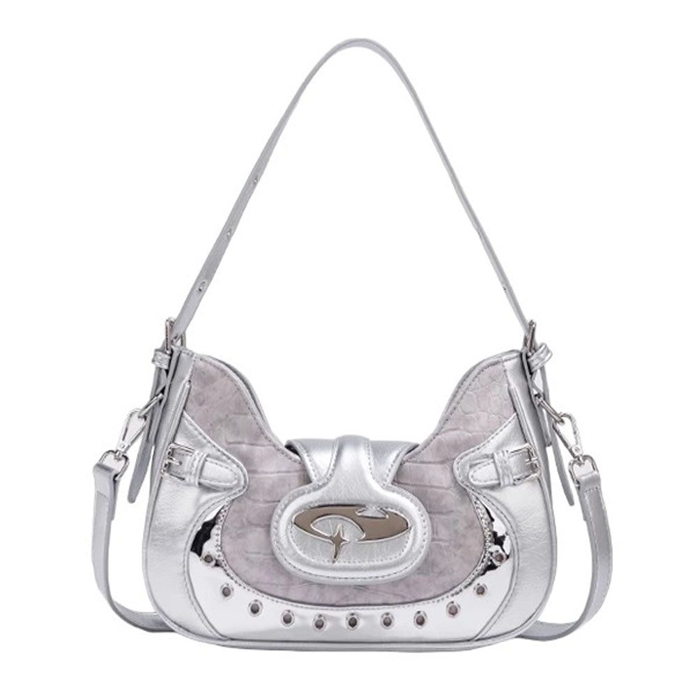 Trendy Y2K Mini Shoulder Bag for Coquette and Grunge Aesthetic Outfits