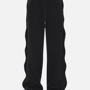 Trendy Y2K Wavy Sweatpants for Comfy Coquette Aesthetic Outfits and Casual Style