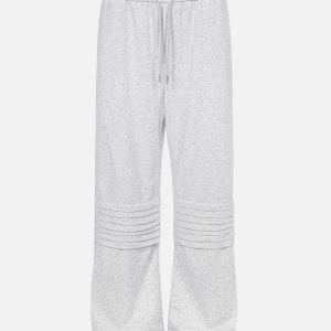 Trendy Y2K Wrinkle Baggy Pants for Effortless Grunge Aesthetic Outfits