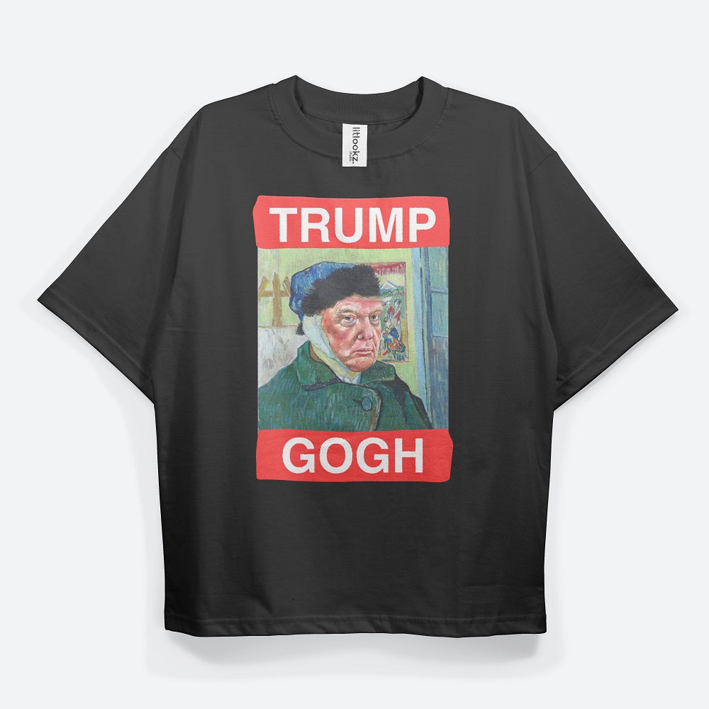 Tr*mp Gogh Y2K Aesthetic Tee - Vintage-Inspired Grunge Style for Unique Outfits