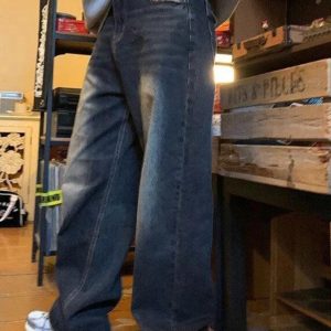 Versatile Y2K Boyfriend Jeans for Effortless Grunge and Coquette Aesthetic Outfits