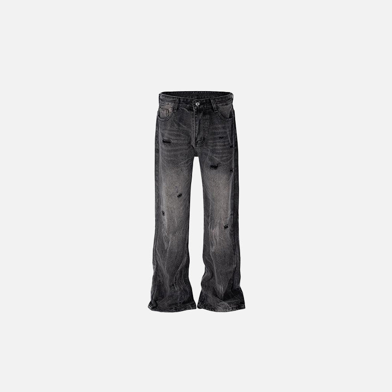 Vintage Rebel Y2K Distressed Jeans for Grunge Aesthetic and Retro Fashion Lovers