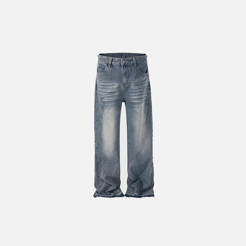 Vintage Relaxed Fit Y2K Denim Jeans for Effortless Grunge Aesthetic Outfits