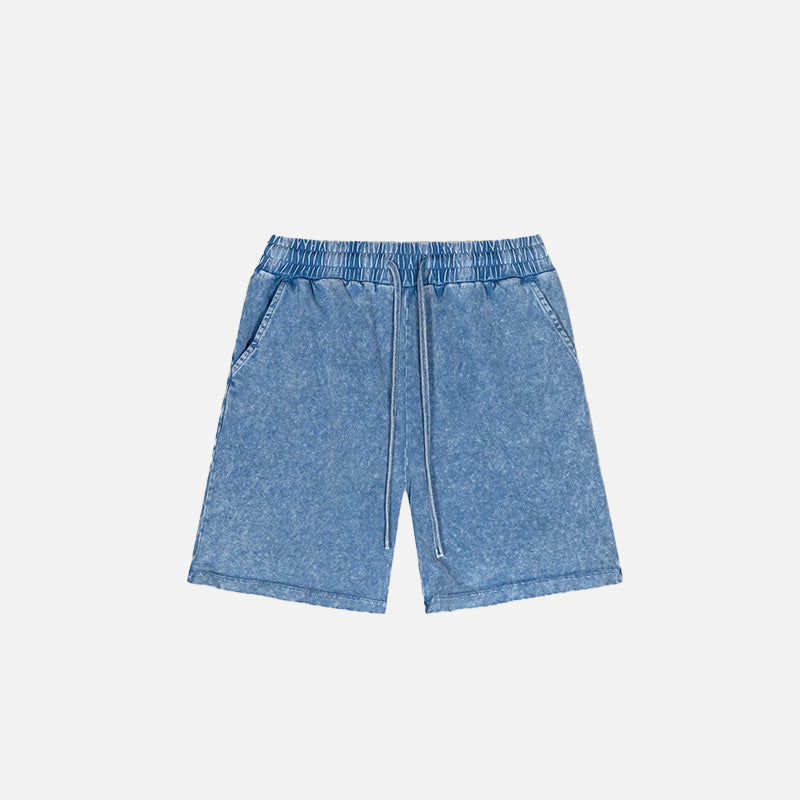 Vintage Washed Distressed Denim Shorts for Y2K Aesthetic and Grunge Style Outfits