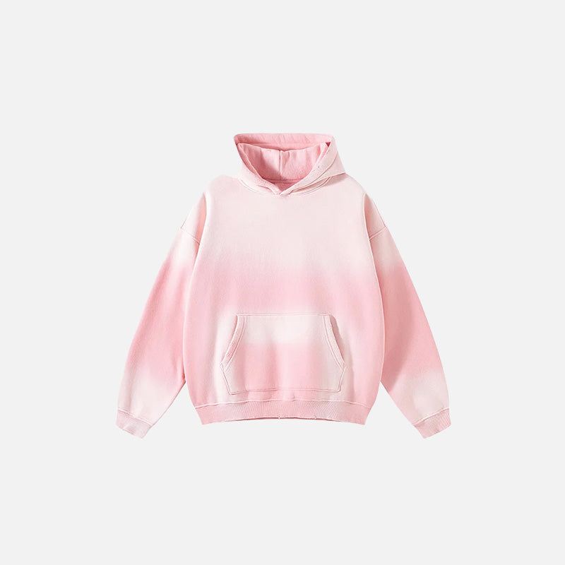 Vintage Washed Gradient Y2K Hoodie - Trendy Aesthetic Top for Cozy, Stylish Outfits