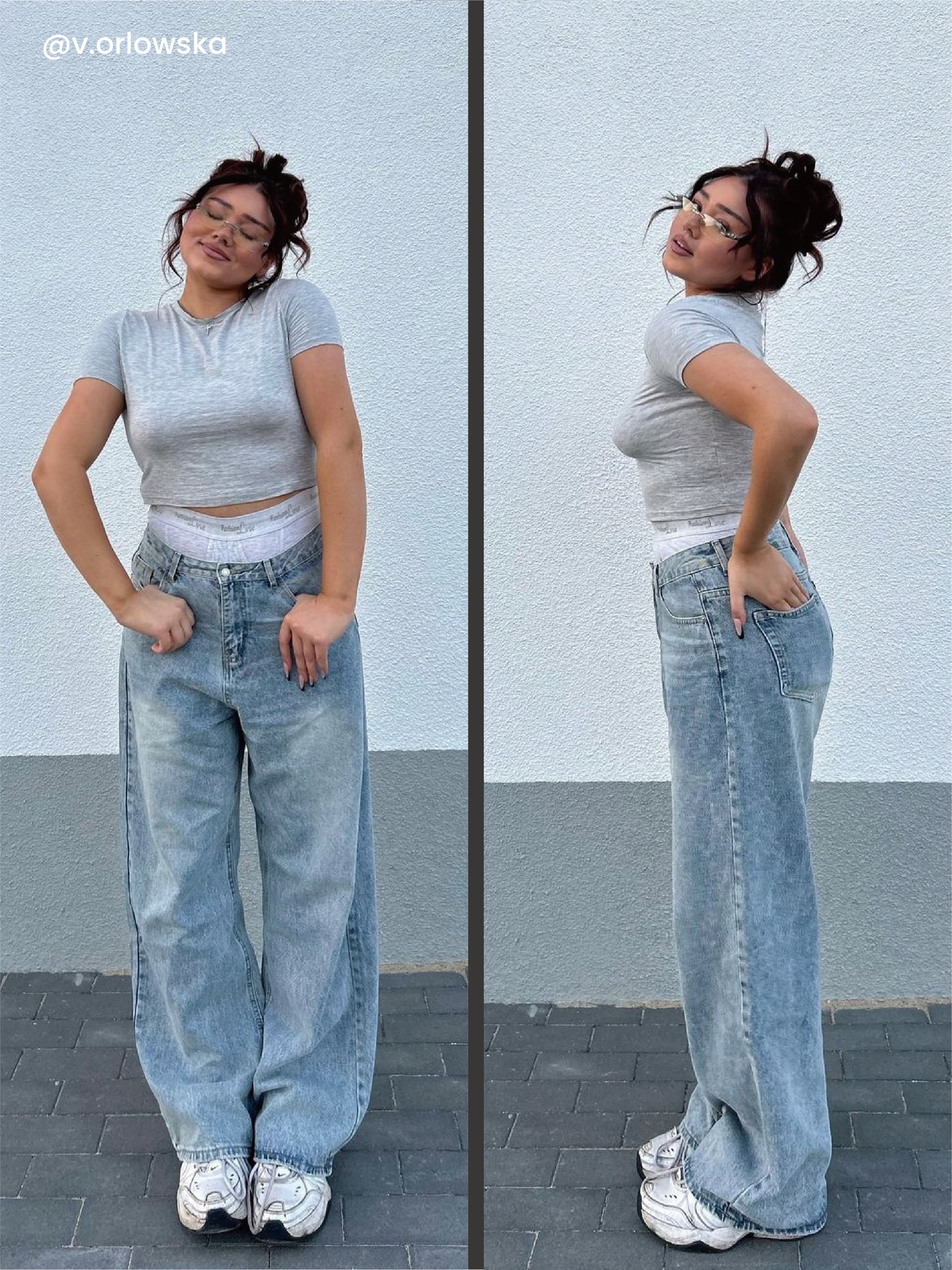 Vintage Y2K Basic Loose Jeans for Effortless Grunge Aesthetic and Comfy Style