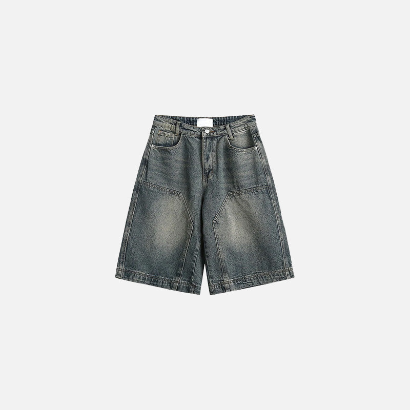 Vintage Y2K Denim Cargo Shorts for a Retro Aesthetic Look and Comfy Style