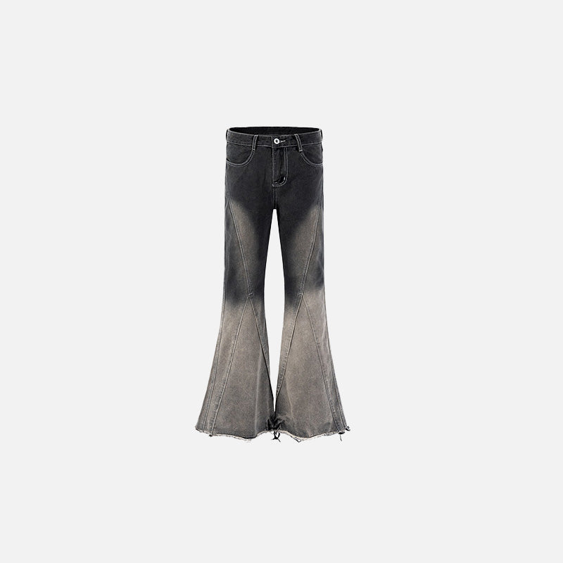 Women's Y2K Vintage Flare Jeans - Retro Aesthetic Denim for Trendy Outfits