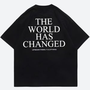 World Has Changed Y2K Graphic Tee - Trendy Coquette Aesthetic Top for Stylish Outfits