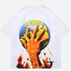 World Has Changed Y2K Graphic Tee - Trendy Coquette Aesthetic Top for Stylish Outfits