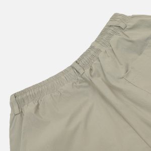 Y2K Aesthetic Basic Wrinkle Short - Trendy Cargo Skirt for Coquette and Grunge Styles