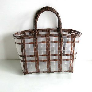 Y2K Aesthetic Basket Beach Tote - Cute and Comfy for Summer Outings and Aesthetic Vibes