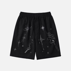 Y2K Aesthetic Drawstring Shorts for Comfy Summer Vibes - Cute and Stylish Outfits