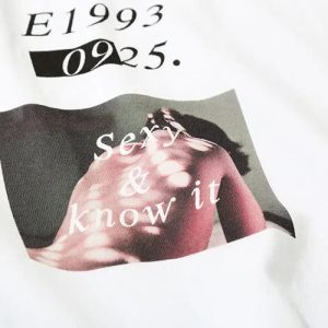 Y2K Aesthetic Graphic T-Shirt - Cute Tops for Coquette and Grunge Styles