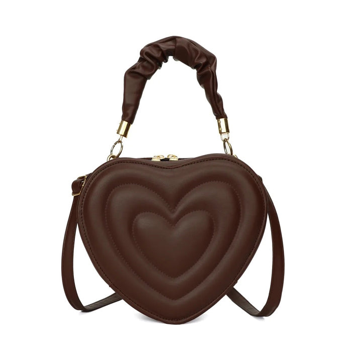 Y2K Aesthetic Heart-Shaped Bag for Coquette Style and Cute Outfits