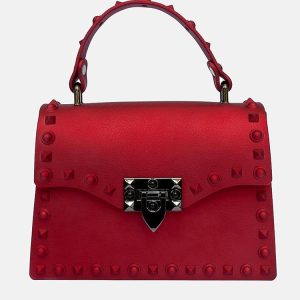 Y2K Aesthetic Jelly Rivet Decor Satchel - Trendy Coquette Style Handbag for Fashion Lovers