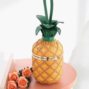 Y2K Aesthetic Pineapple Crossbody Bag - Cute and Trendy Accessory for Coquette Style