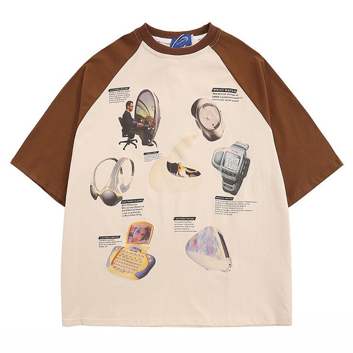 Y2K Aesthetic Print T-Shirt for Trendy Outfits - Vintage Tumblr Style Tee