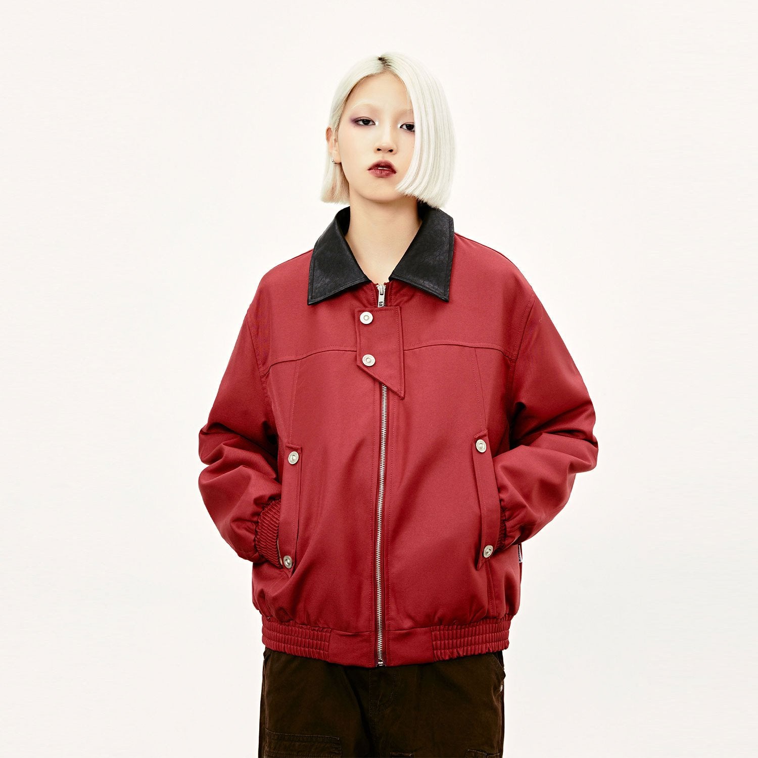 Y2K Aesthetic Solid Color Classic Padded Jacket for Cozy and Stylish Outfits