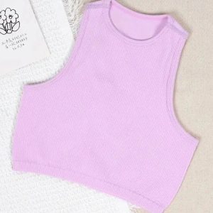 Y2K Aesthetic Sport Crop Top - Cute and Comfy Activewear for Trendy Outfits