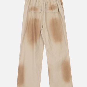 Y2K Aesthetic Spray Paint Cargo Pants for Trendy Grunge and Coquette Outfits