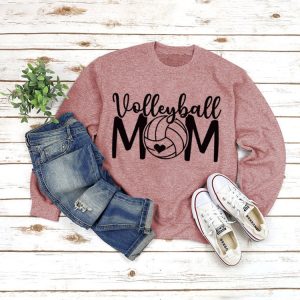 Y2K Aesthetic Volleyball Mom Sweatshirt - Comfy and Cute for Sporty Style Lovers