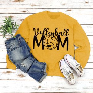 Y2K Aesthetic Volleyball Mom Sweatshirt - Comfy and Cute for Sporty Style Lovers