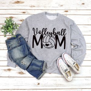 Y2K Aesthetic Volleyball Mom Sweatshirt - Comfy and Cute for Sporty Style Lovers