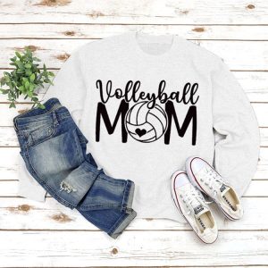 Y2K Aesthetic Volleyball Mom Sweatshirt - Comfy and Cute for Sporty Style Lovers