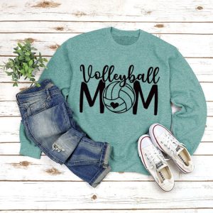 Y2K Aesthetic Volleyball Mom Sweatshirt - Comfy and Cute for Sporty Style Lovers