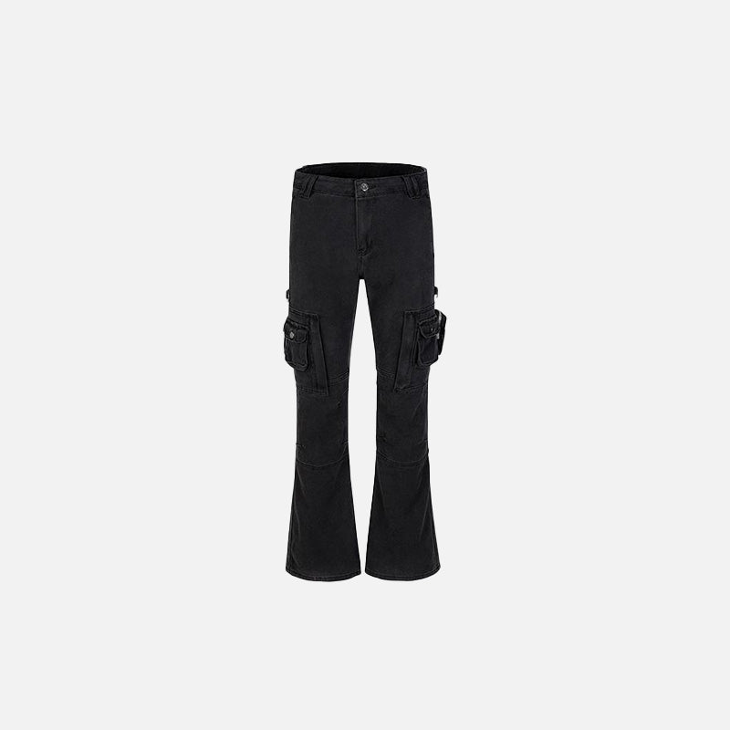 Y2K Aesthetic Women's Cargo Pants - Trendy Denim for Grunge and Coquette Styles