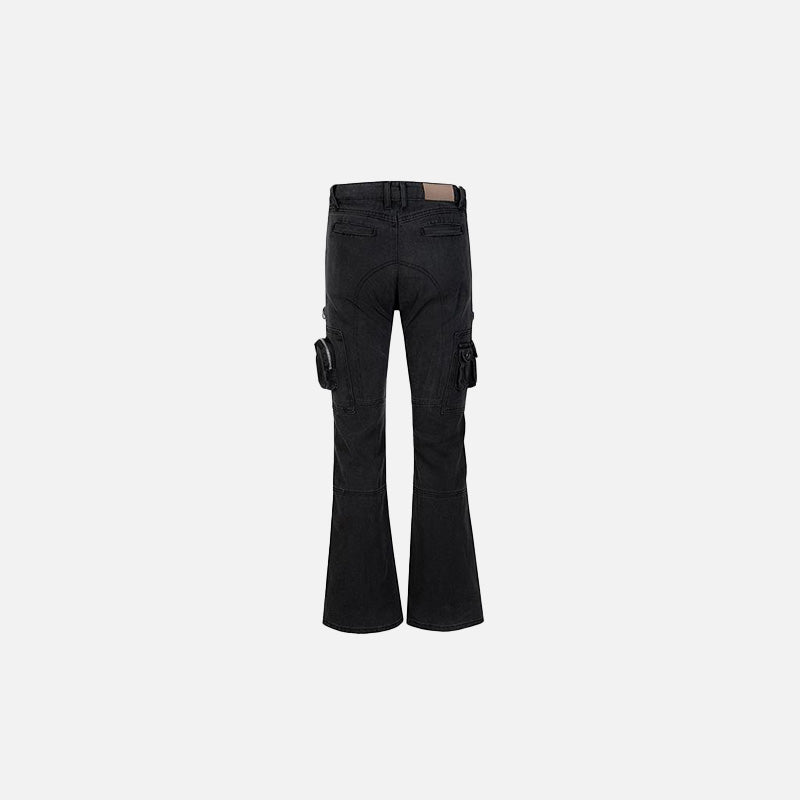 Y2K Aesthetic Women's Cargo Pants - Trendy Denim for Grunge and Coquette Styles