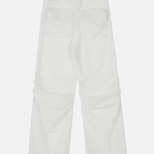 Y2K Big Pocket Cargo Pants - Trendy Grunge Style for Aesthetic Outfits