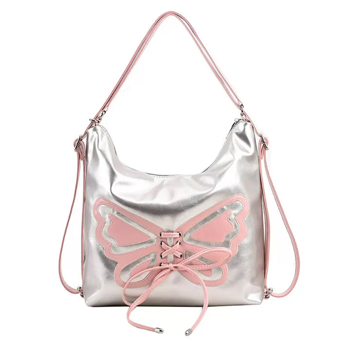 Y2K Butterfly Aesthetic Handbag - Cute Pastel Goth Style for Trendy Outfits