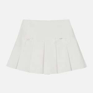 Y2K Butterfly Pin Pleated Skirt - Cute Coquette Aesthetic for Trendy Outfits