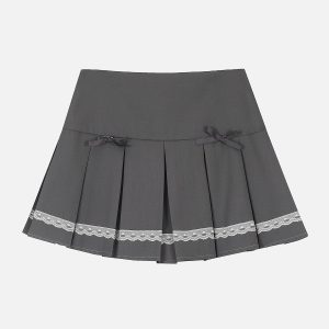 Y2K Butterfly Pin Pleated Skirt - Cute Coquette Aesthetic for Trendy Outfits