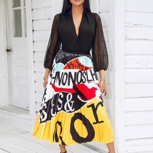 Y2K Cartoon Pleated Skirt - Cute Aesthetic Skirt for Coquette and Grunge Styles