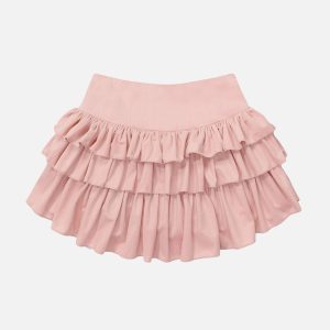 Y2K Coquette Aesthetic Bow Wrinkle Skirt - Cute Pastel Goth Style for Trendy Outfits