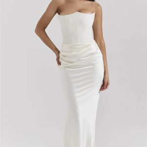 Y2K Coquette Aesthetic Seraphic Splendor Maxi Dress for Effortless Style and Elegance