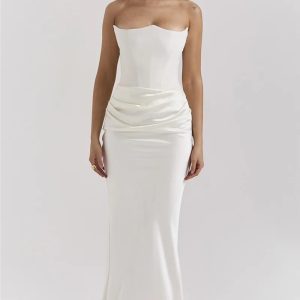 Y2K Coquette Aesthetic Seraphic Splendor Maxi Dress for Effortless Style and Elegance