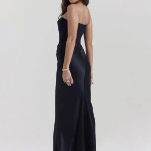 Y2K Coquette Aesthetic Seraphic Splendor Maxi Dress for Effortless Style and Elegance