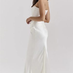 Y2K Coquette Aesthetic Seraphic Splendor Maxi Dress for Effortless Style and Elegance