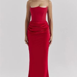 Y2K Coquette Aesthetic Seraphic Splendor Maxi Dress for Effortless Style and Elegance