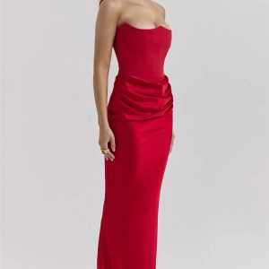 Y2K Coquette Aesthetic Seraphic Splendor Maxi Dress for Effortless Style and Elegance