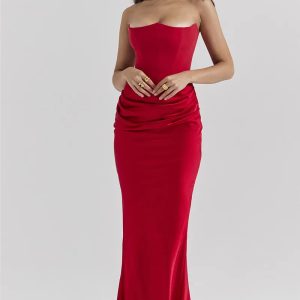 Y2K Coquette Aesthetic Seraphic Splendor Maxi Dress for Effortless Style and Elegance