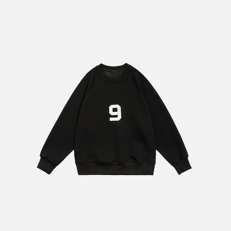 Y2K Embroidered Sweatshirt: Cozy Aesthetic Top for Grunge and Coquette Styles