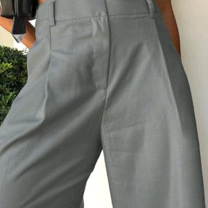 Y2K Fashion Casual Street Tailored Pants for Trendy Aesthetic Outfits and Everyday Wear